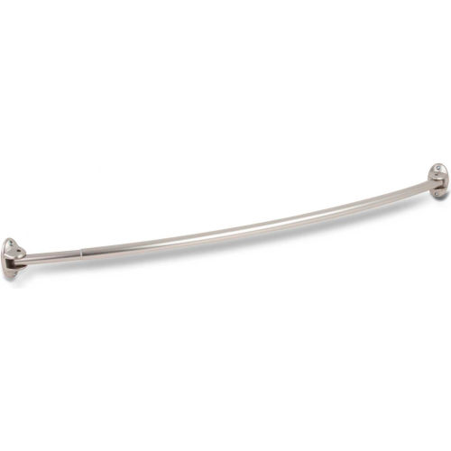 Honey Can Do 72&quot; Brushed Nickel Curved Shower Rod - BTH-03382