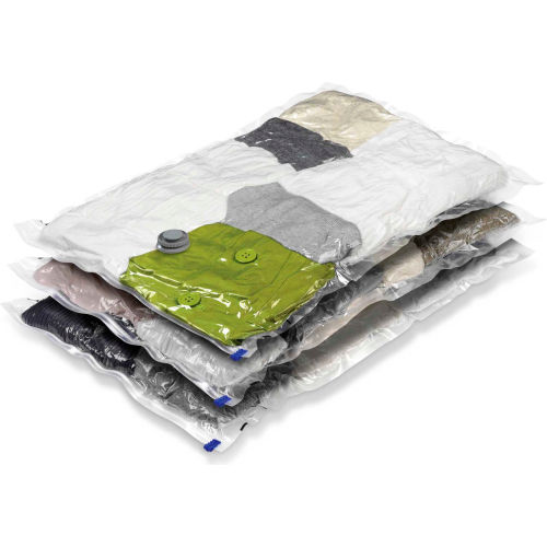 Large Garment Storage Vacuum Packs, 33-1/2&quot; L x 21-1/4&quot; W, 3 Pack - Pkg Qty 4