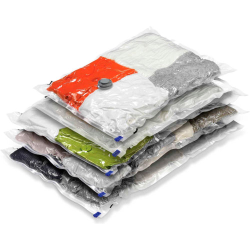 Closet Garment Vacuum Pack Combo, Sizes: 2 Medium; 3 Large, 5 Pack - Pkg Qty 4