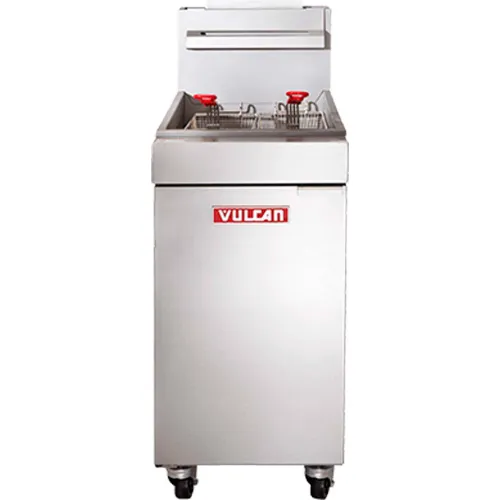 Vulcan LG400-2 - Freidora de gas, 50 lb. Capacidad de aceite, Gas LP