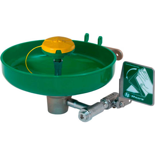 Haws® Wall Mounted Plastic Bowl Eye/Face Wash AXION® MSR Eye/Face Wash Head, 7260B-7270B