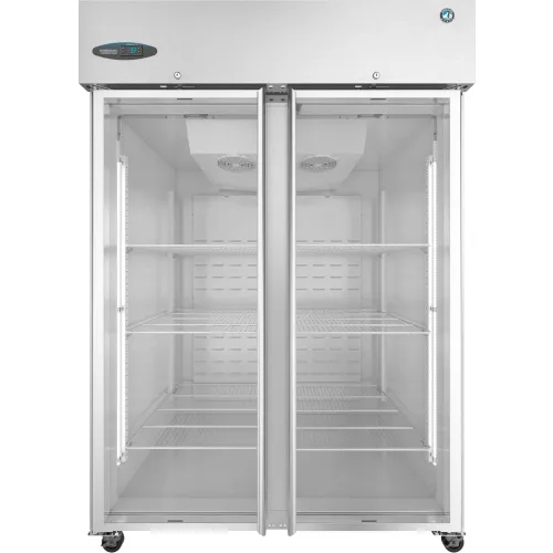 PTR2SSB-HGHG, Refrigerator, Two Section Pass Thru Upright, Half Stainless  Doors with Lock - Hoshizaki America, Inc.