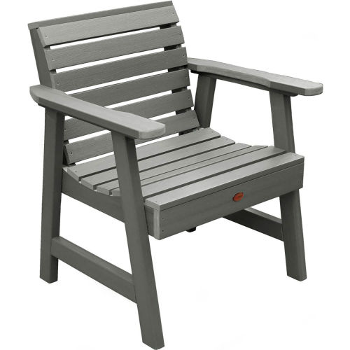 highwood&#174; Weatherly Garden Chair, Eco-Friendly Synthetic Wood In Coastal Teak
																			