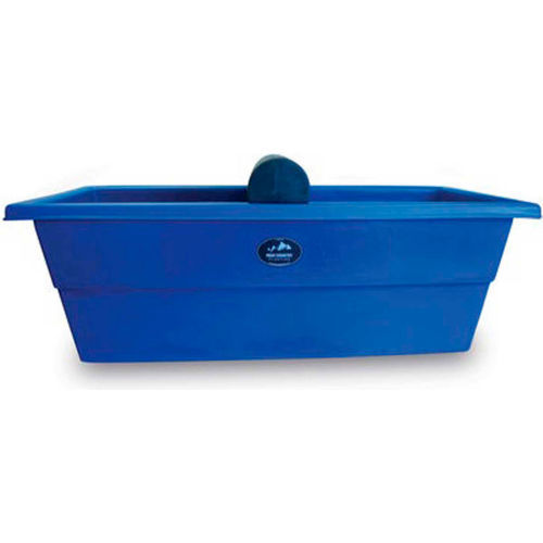 High Country Plastics Stock Tank w/Auto Feed W-75 AUTO 75 Gallons, 54"L x 26"W x 24"H, Gray