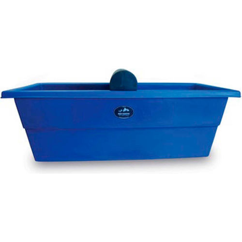 High Country Plastics Stock Tank w/Auto Feed W-75 AUTO 75 Gallons, 54&quot;L x 26&quot;W x 24&quot;H, Blue