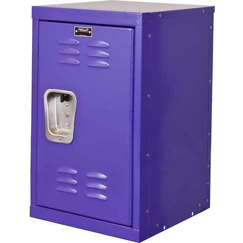 Hallowell® Kid Mini Locker, 15"W X 15"D X 24"H, Pep Rally Purple