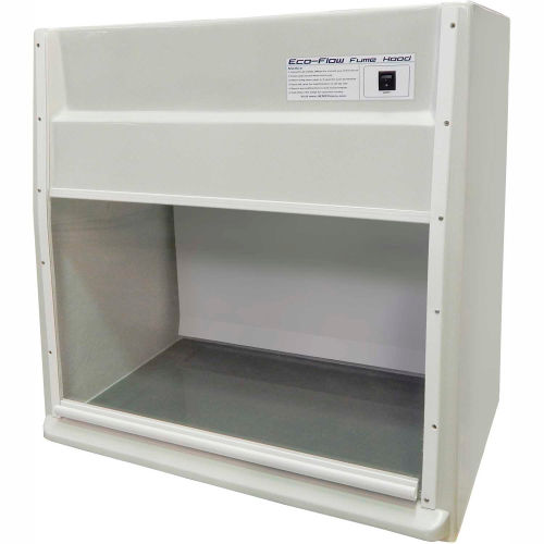 HEMCO&#174; EcoFlow Fume Hood with Vapor Proof Light and Built-In Blower, 36&quot;W x 23&quot;D x 36&quot;H