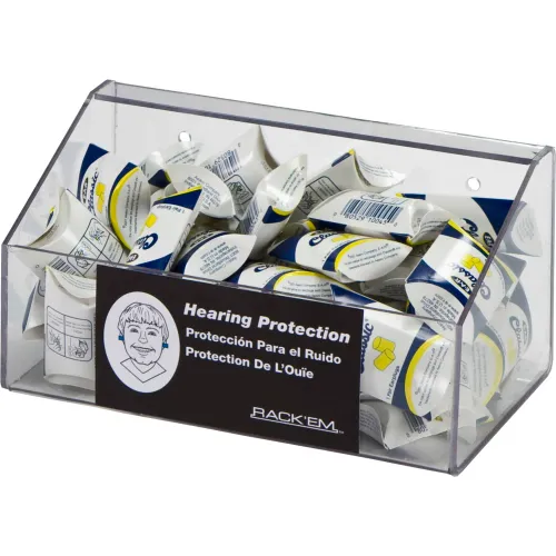 Horizon Mfg. 60 Pair Ear Plug Dispenser, Holds 10 Pair Safety Glasses