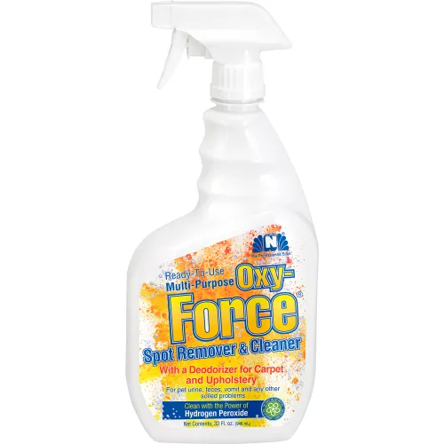 Nilodor H2O2 Oxy-Force RTU Spot & Stain Remover, Quart Bottle, 12 ...