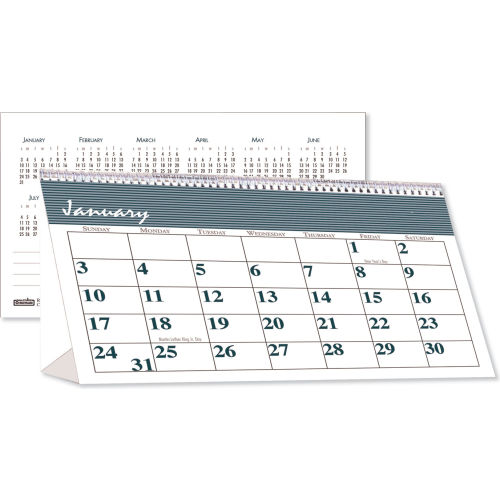 House of Doolittle™ Bar Harbor Desk Tent Monthly Calendar, 7 x 4-1/4, 2020