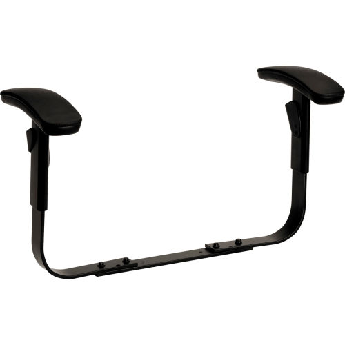 HON® Height-Adjustable T-Arms for ComforTask Series Chairs - Black - 2/Pack