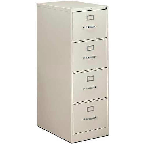 HON® - 310 Series 4 Drawer Vertical File 26-1/2"D Legal Light Gray