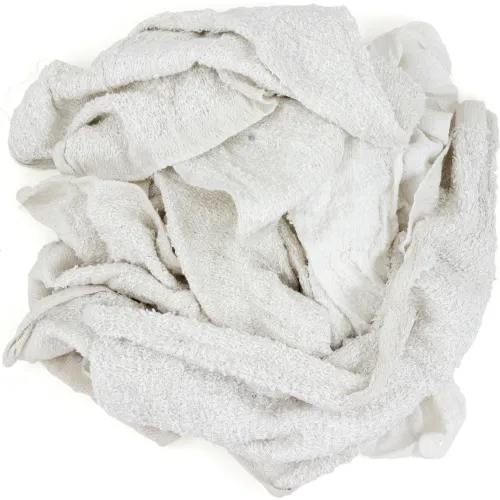 Recycled White Terry Washcloth