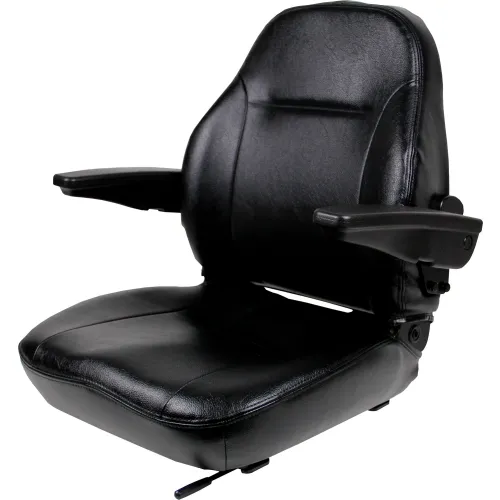 Concentric™ 440 Series Premium High-Back Seat with Arm Rests & Slide ...