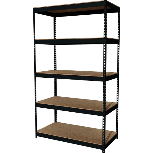 Hirsh Industries 5 Shelf, Iron Horse Concealed Rivet Boltless Shelving