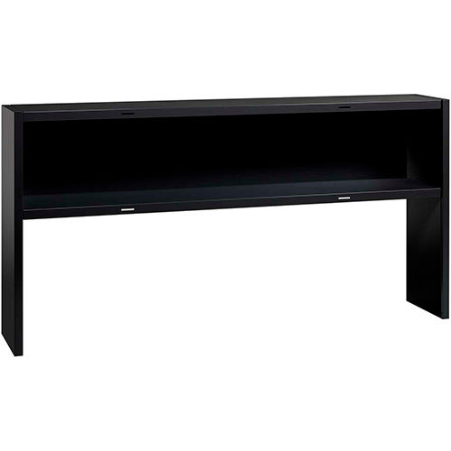 Hirsh Industries® Modular Steel Stackon Desk Hutch 72"W Black