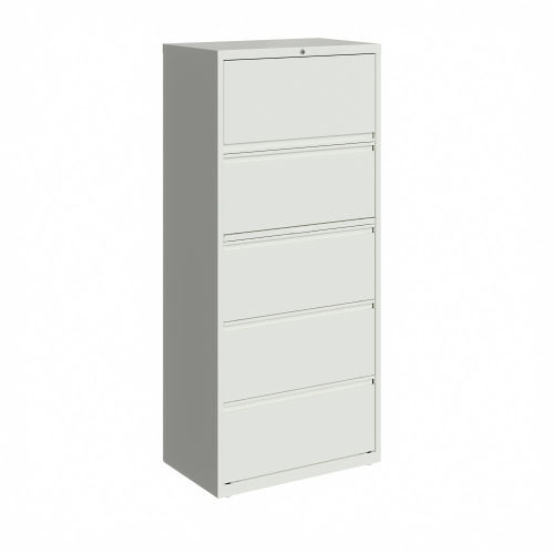 Hirsh Industries® 30" Wide 5-Drawer Lateral File Cabinet - White