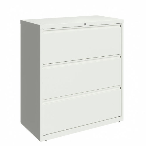 Hirsh Industries® 36" Wide 3Drawer Lateral File White