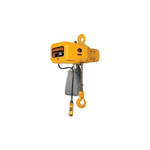 Harrington Ner 2 Ton Electric Chain Hoist W Hook Suspension 15 Lift