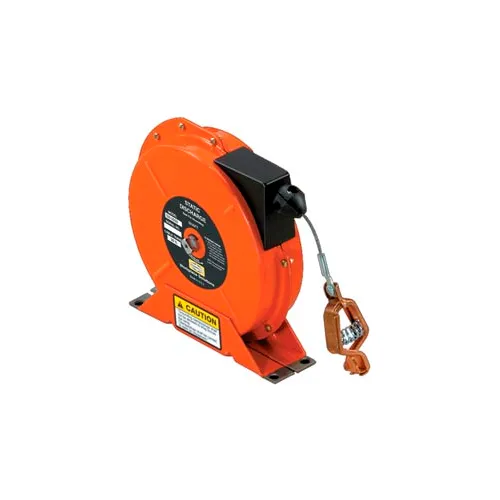 Reelcraft G 3050 Static Discharge/Grounding Reel, 50ft, w/100A Grounding  Clamp on end