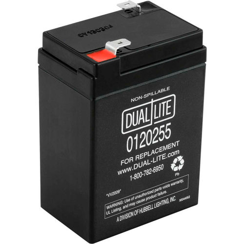 6V, 2A Sealed Lead Acid Replacement Battery