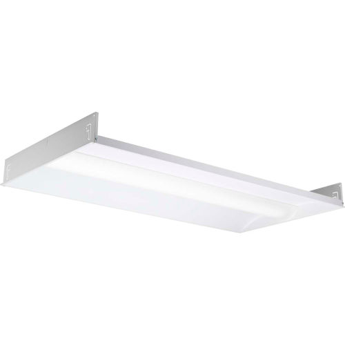 Hubbell LCAT24-40MLG-EDU Contemporary LED 2x4 Recessed Troffer, 40W, 4800L, 4000K, 0-10V Dim, DLC