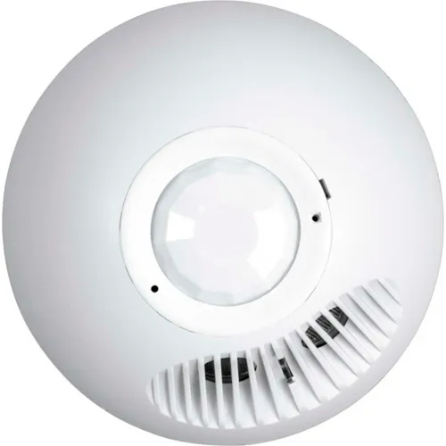Hubbell OMNI PIR/Ultrasonic Ceiling Low Voltage Sensor with 500 Sq Ft ...