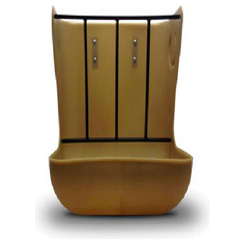 High Country Plastics Hanging Wall Feeder With Hardware HWF-BK, Black