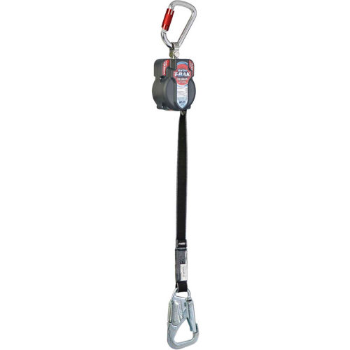 Miller® Turbo T-Bak™ 7.5'L Fall Limiter, Aluminum Twist-Lock Carabiner, MFLT-3/7.5FT