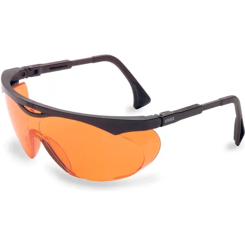 Uvex® Skyper S1933X Safety Glasses, Black Frame, SCT-Orange Lens