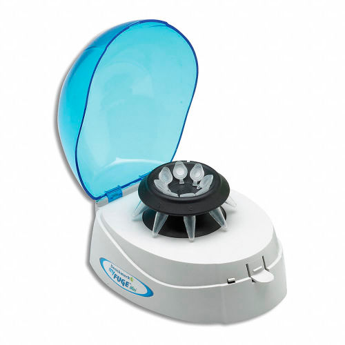 Benchmark Scientific MyFuge™ Mini Centrifuge, Blue Lid, with 2 Rotors