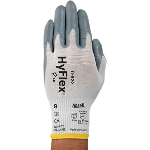 HyFlex&#174; Foam Nitrile Coated Gloves, Ansell 11-800-10, 1-Pair