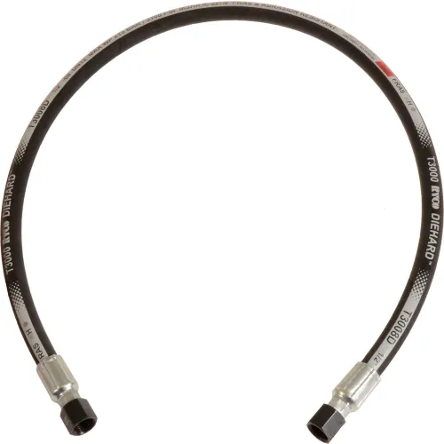 Ryco Hydraulic Hose Assembly, 1/2 In. x 48 In. 3000 PSI, F+F JIC