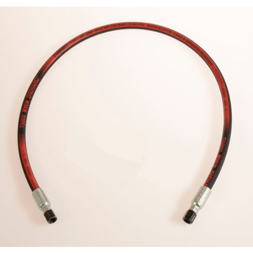 Ryco Hydraulic Hose Assembly, 1/4 In. x 24 In. 5000 PSI, F+F JIC
