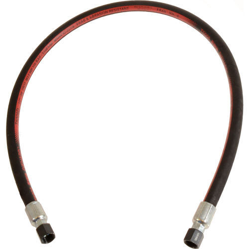 Ryco Hydraulic Hose Assembly, 1/2 In. x 12 In. 5000 PSI, F+F JIC