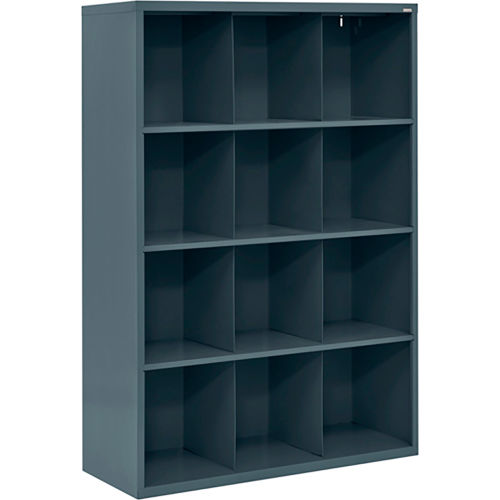 Sandusky Cubbie Storage Organizer - 12 Sections - Charcoal
																			