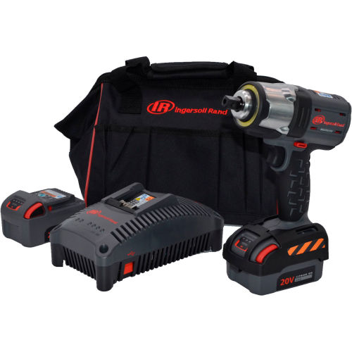Ingersoll Rand® Cordless Impact Wrench Kit, 1/2" Drive, 1900 RPM, 365 ftlb