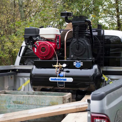 Atlas Copco AR13 13-HP 30-Gallon Two-Stage Truck Mount Air Compressor w/  Electric Start Kohler Engine