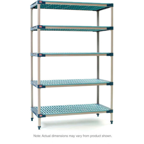 Metro, MetroMax 4, 5 Tier, Polymer Starter Unit, 60"W x 18"D x 74"H