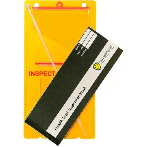 Ideal Warehouse® Checklist Caddy with Book For Forklift Truck