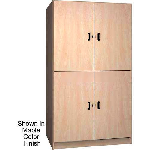 Ironwood 2 Compartment Wardrobe Storage Cabinet Solid Door, Cactus Star Color