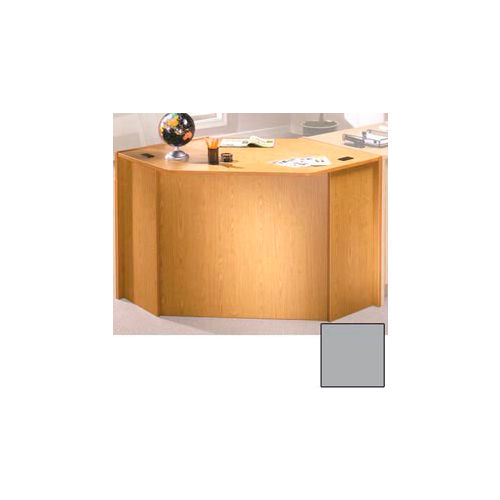 39" Corner Unit - 69-1/4"W x 49"D x 39-1/4"H Gray