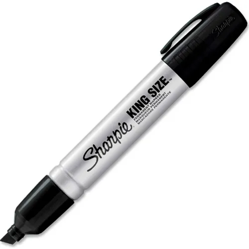 Sharpie King Size Chisel Tip Permanent Marker, Black