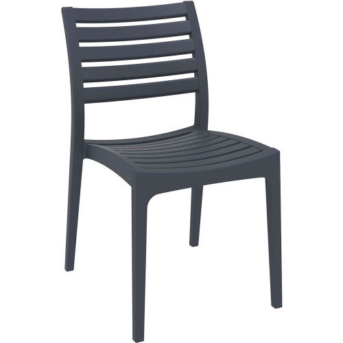 Siesta Ares Outdoor Dining Chair, Dark Gray