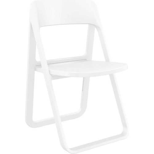 Siesta Dream Folding Outdoor Chair, White