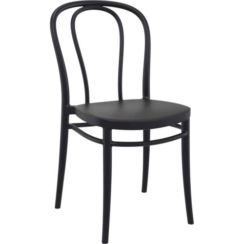 Siesta Victor Resin Outdoor Chair, Black