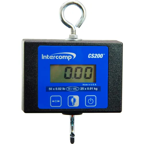 Intercomp 100774 Cs200‚Ñ¢ Light-Duty Hanging Scale, 50 lb x .02 lb