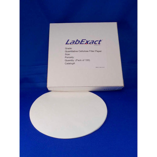 LabExact CFP42 2.5um Quantitative Cellulose Filter Paper, Ashless, 9