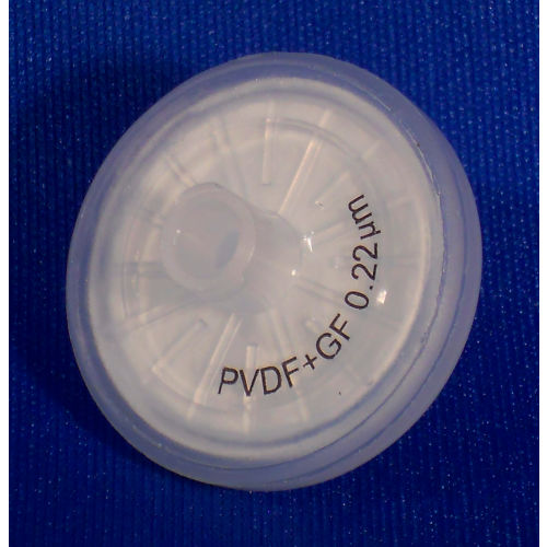LabExact PVDF Tri-Layer Syringe Filters GF/PP PreFilter Non Sterile 0.45 um, 25 mm, 100 PK