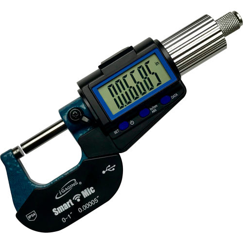 iGAGING 35054B01 Large Display Digital Micrometer, IP54, Range 01
